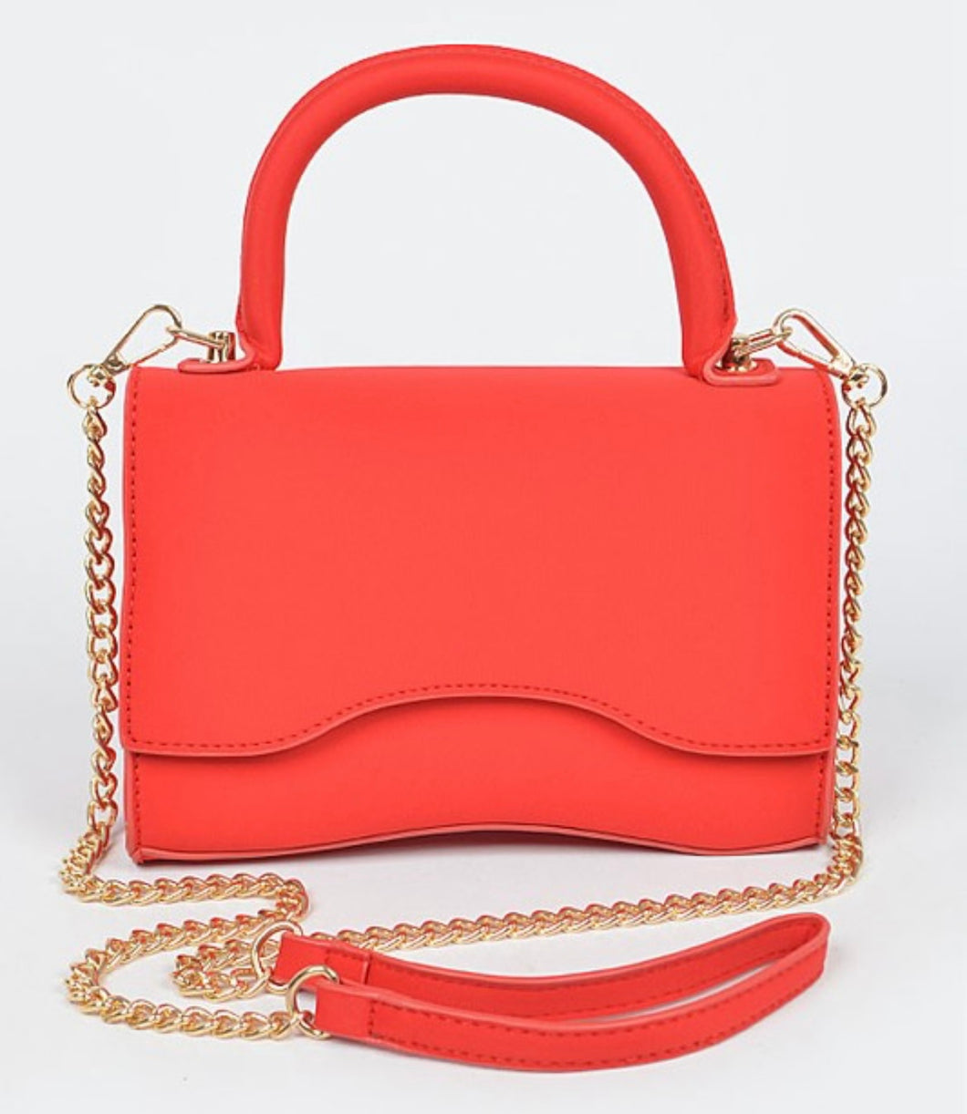 Red - Rectangle Clutch