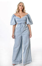 Load image into Gallery viewer, Just Denim  - Open-Back Jumpsuit
