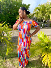 Load image into Gallery viewer, Color Wave - Maxi Dress
