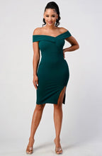 Load image into Gallery viewer, Bare Elegance - Off-Shoulder Dress
