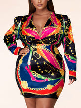 Load image into Gallery viewer, Versace Mami (Inspired) - Plus Size Multi Chain Dress
