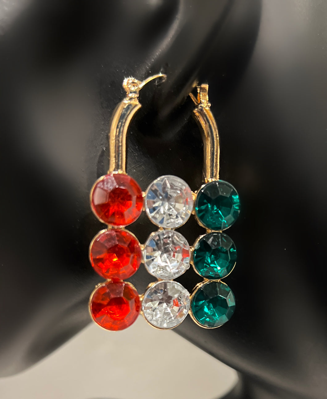 Designer Inspired Rhinestone - Earrings