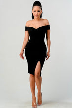 Load image into Gallery viewer, Bare Elegance - Off-Shoulder Dress
