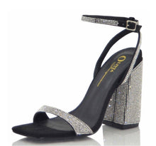 Load image into Gallery viewer, Rhinestone Chunky Heels
