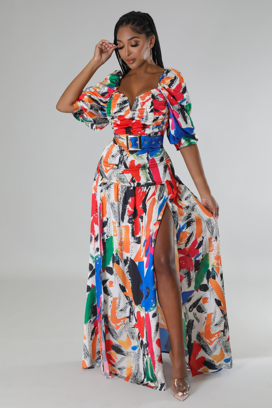 Graffiti Glam - Maxi Dress